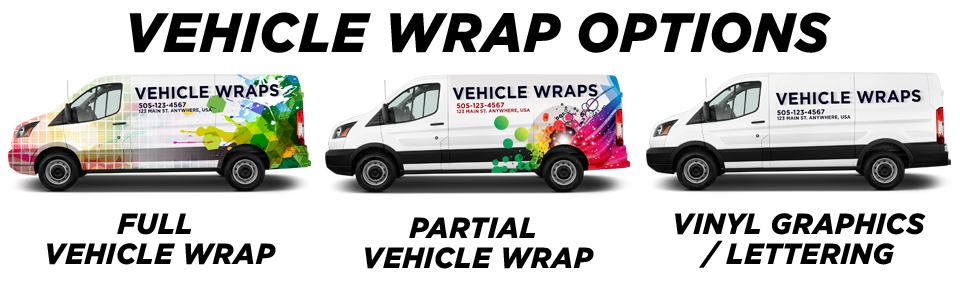 Trussville Vehicle Wraps vehicle wrap options